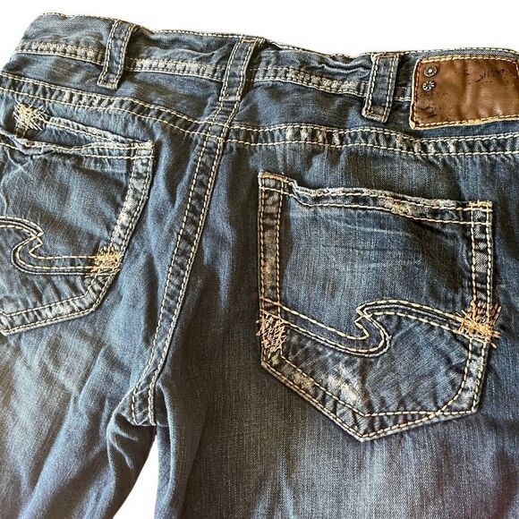 Mens Silver Zac Jeans - W34 L32 - 100% Cotton - Picture 4 of 13